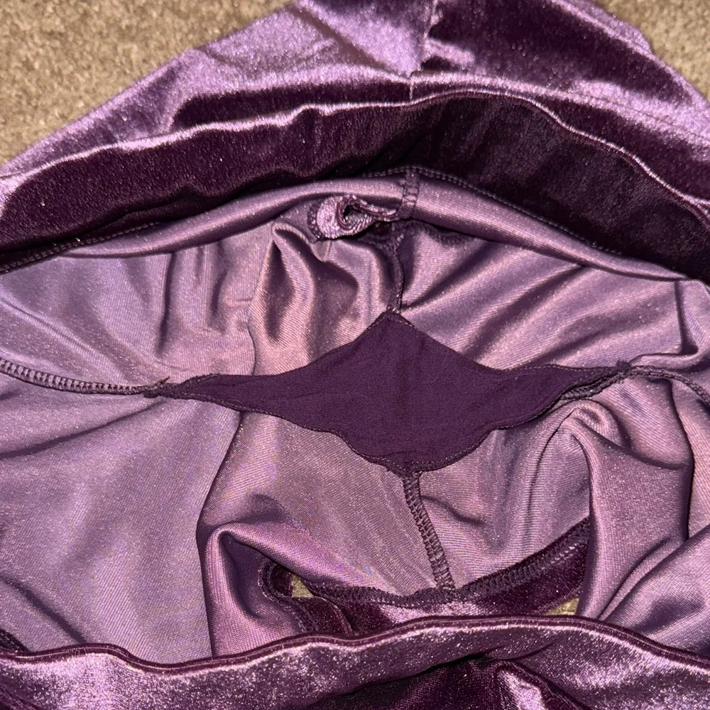 Torrid Deep Purple Velvet Pajama Set - Picture 6 of 6